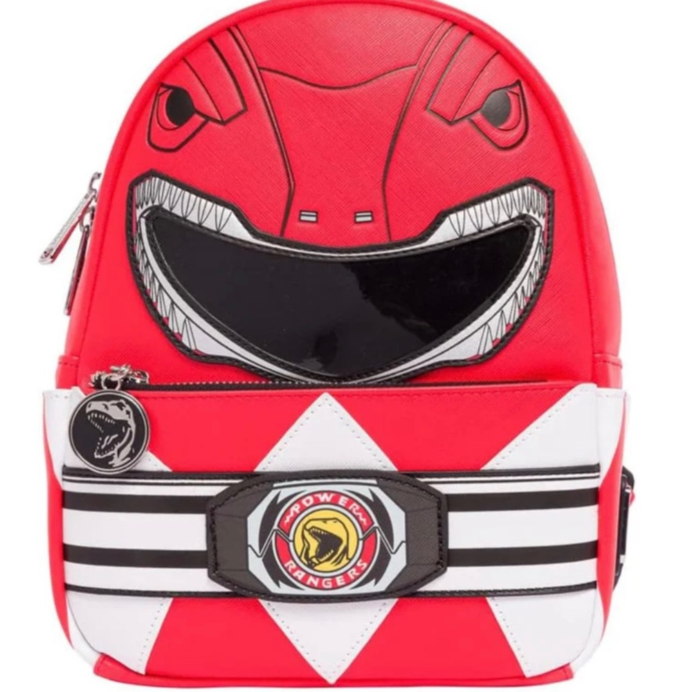 NWT Red Power Ranger Cosplay Mini Backpack